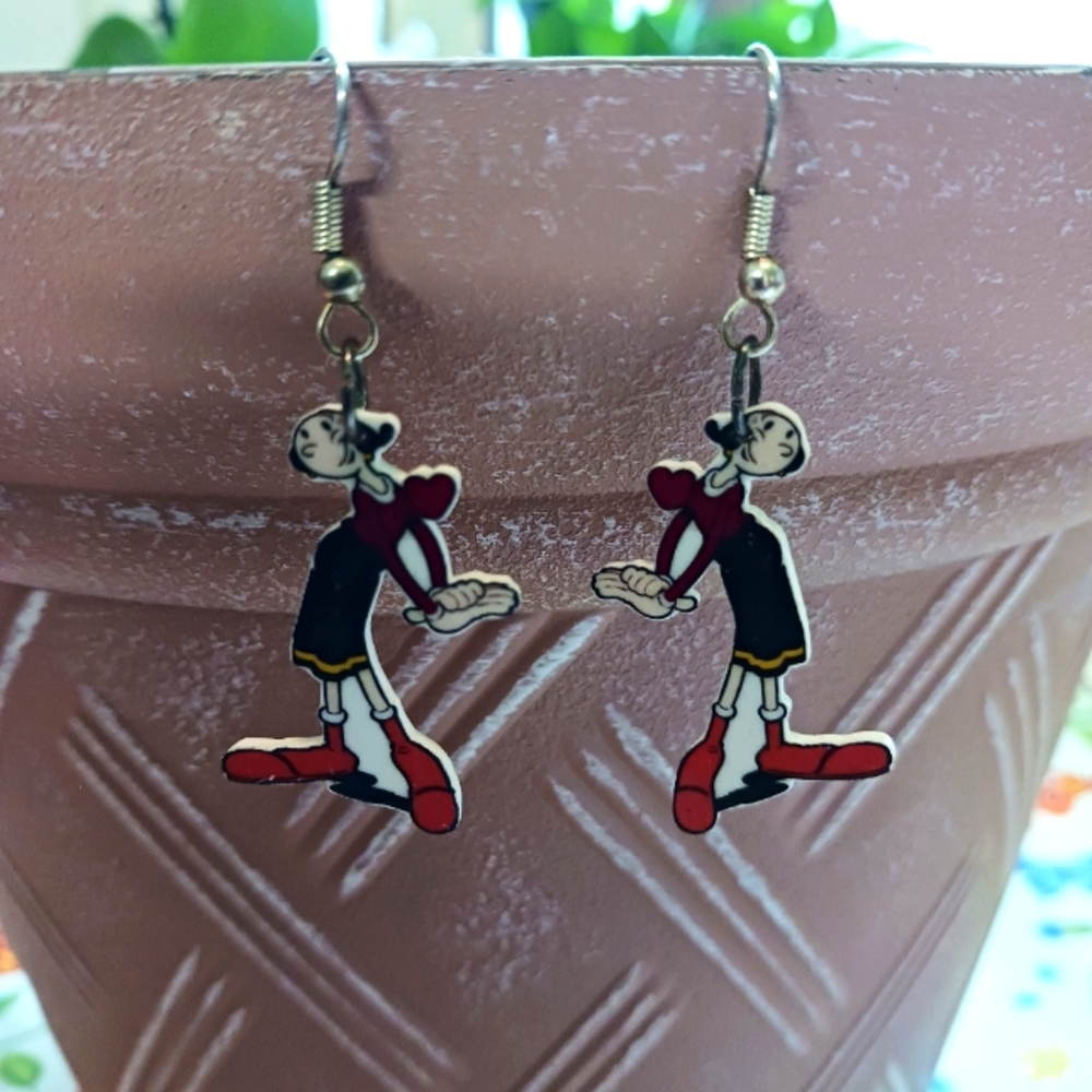Olive Oyl Earrings